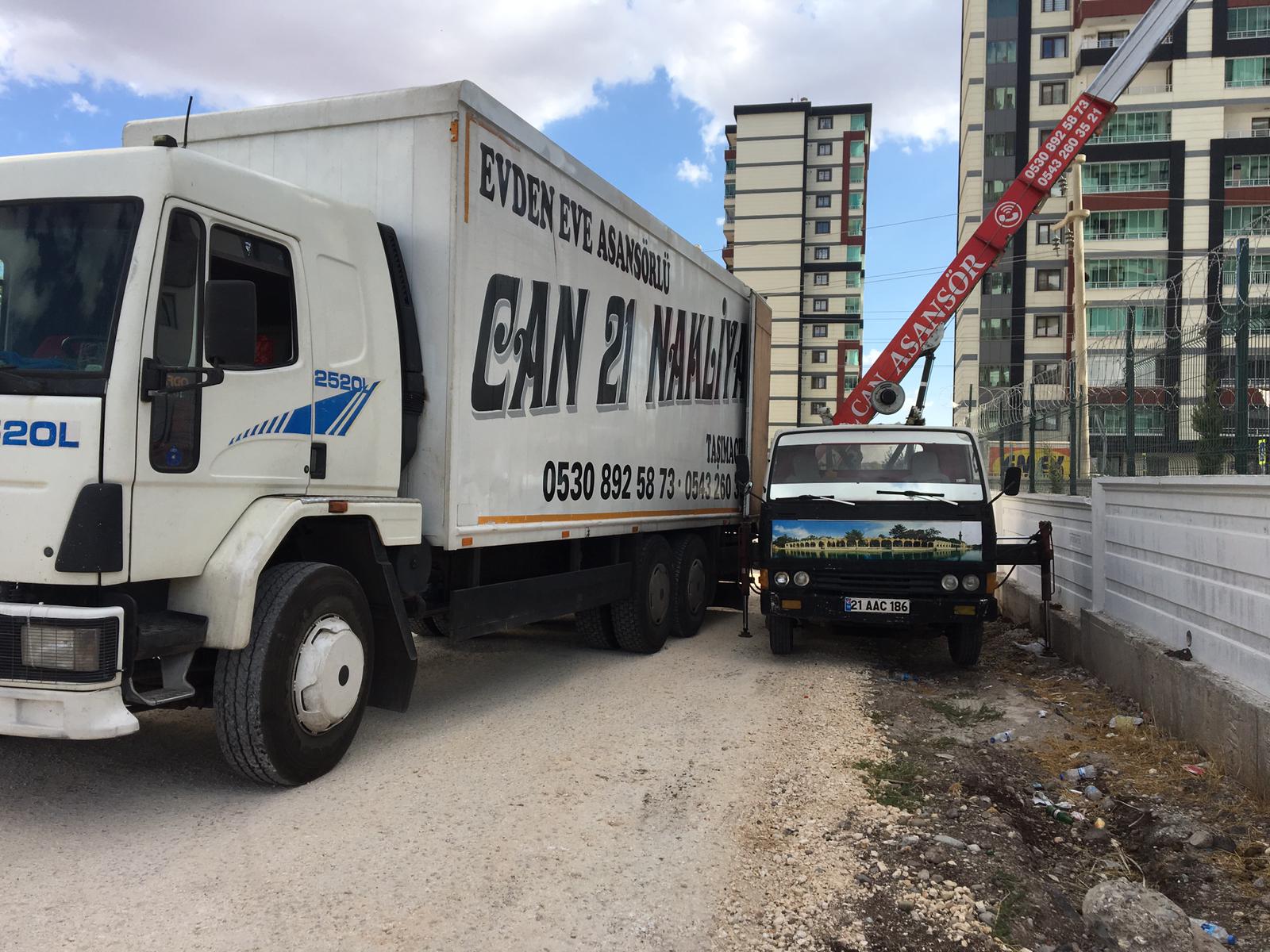 Diyarbakır Şehirlerarası Evden Eve Nakliyat CAN 21 Nakliyat